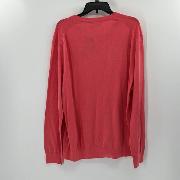 Nautica Navtech Men's Lightweight V-Neck Jersey Sweater - Teaberry - XL - NWT - Picture 7 of 7